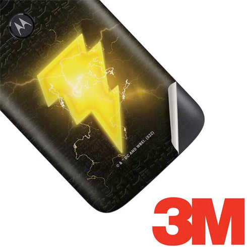 DC Comics Black Adam Lightning Bolt Moto E5 Play Skin