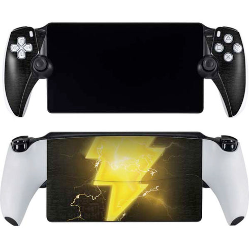 DC Comics Black Adam Lightning Bolt PlayStation Portal Remote Player Skin