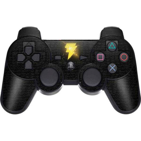 DC Comics Black Adam Lightning Bolt PS3 Dual Shock wireless controller Skin