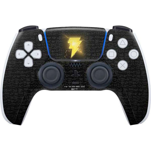 DC Comics Black Adam Lightning Bolt PS5 Controller Skin