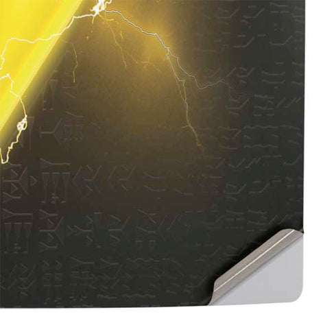 DC Comics Black Adam Lightning Bolt PS5 Slim Digital Edition Console Skin