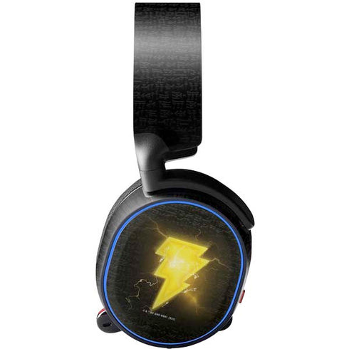 DC Comics Black Adam Lightning Bolt SteelSeries Arctis 5 Skin