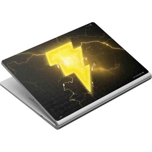 DC Comics Black Adam Lightning Bolt Surface Book Skin