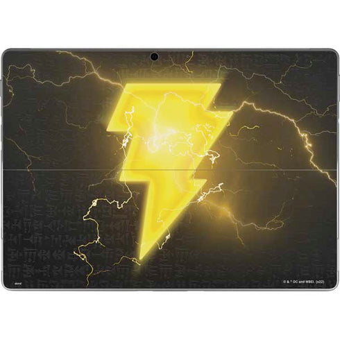 DC Comics Black Adam Lightning Bolt Surface Pro 9 Skin