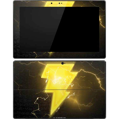 DC Comics Black Adam Lightning Bolt Surface Pro Tablet Skin
