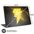 DC Comics Black Adam Lightning Bolt Universal Laptop 18in (14.6 x 10.6in) Skin