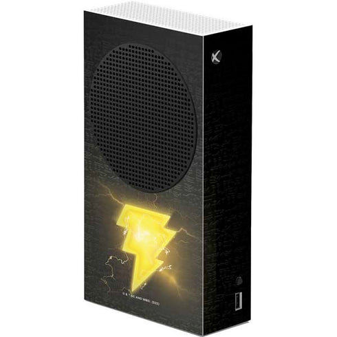 DC Comics Black Adam Lightning Bolt Xbox Series S Console Skin
