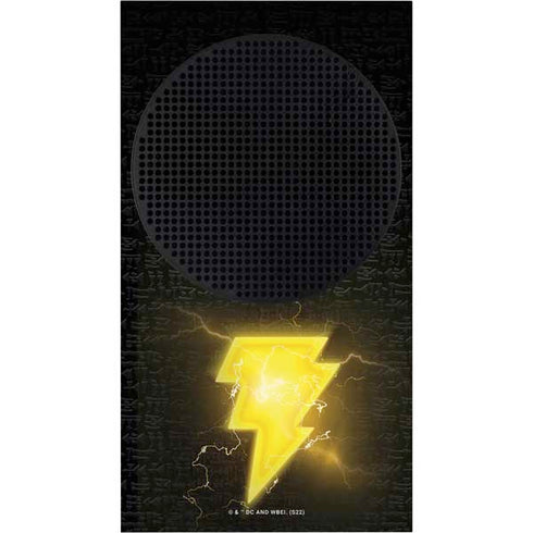 DC Comics Black Adam Lightning Bolt Xbox Series S Console Skin