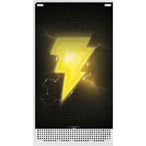 DC Comics Black Adam Lightning Bolt Xbox Series S Console Skin