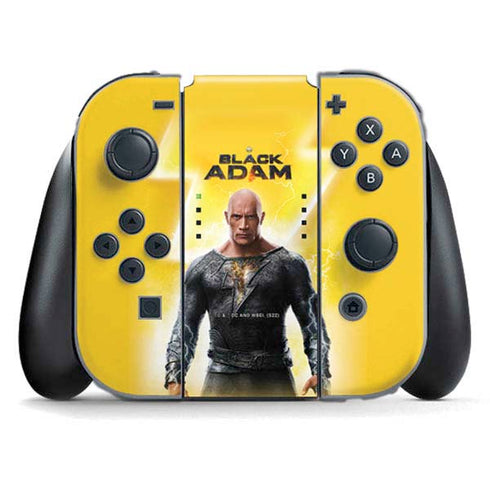 DC Comics Black Adam Movie Charcater Poster Nintendo Switch (2017-2021) Joy-Con Controller Skin