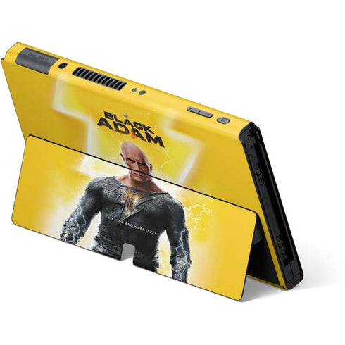 DC Comics Black Adam Movie Charcater Poster Nintendo Switch OLED (2021) Skin