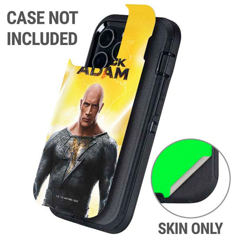 DC Comics Black Adam Movie Charcater Poster Otterbox Defender iPhone Skin