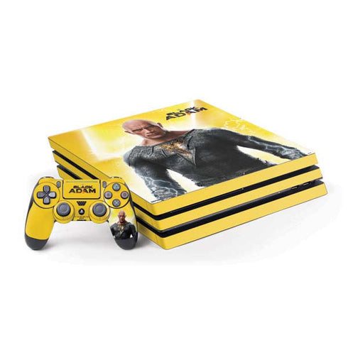 DC Comics Black Adam Movie Charcater Poster PS4 Pro Bundle Skin