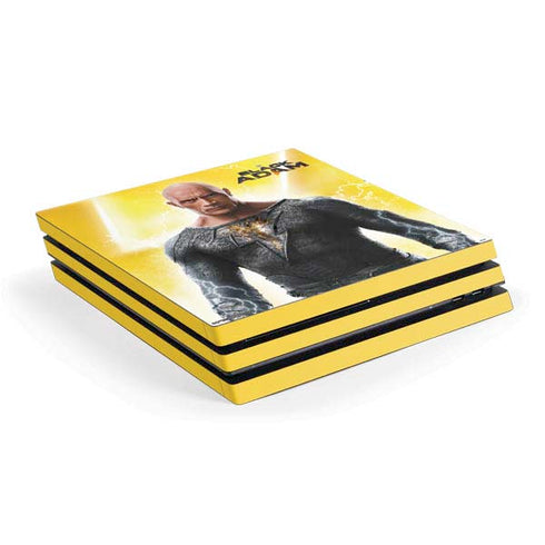 DC Comics Black Adam Movie Charcater Poster PS4 Pro Console Skin