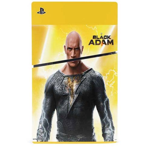 DC Comics Black Adam Movie Charcater Poster PS5 Slim Disk Console Skin