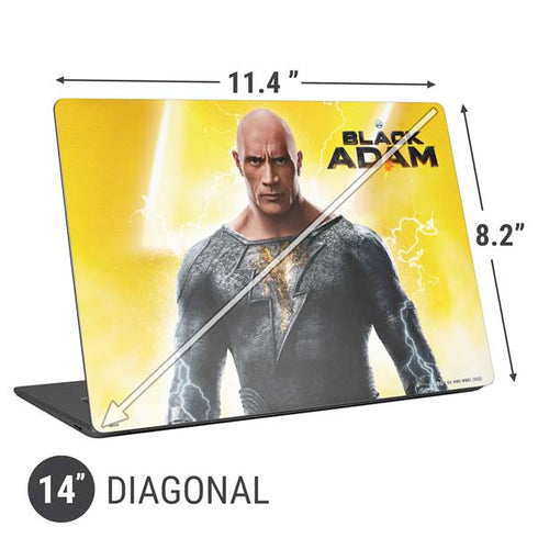 DC Comics Black Adam Movie Charcater Poster Universal Laptop 14in (11.4 x 8.2in) Skin