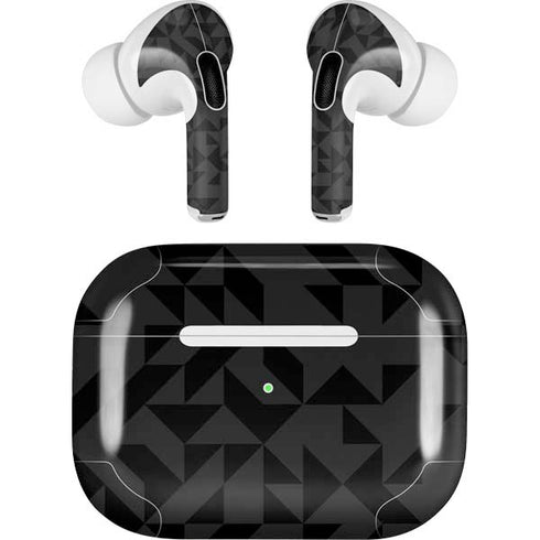 Black Geometric AirPods Pro 2nd Gen Skin