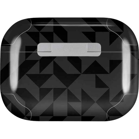 Black Geometric AirPods Pro 2nd Gen Skin