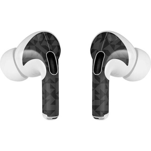 Black Geometric AirPods Pro 2nd Gen Skin