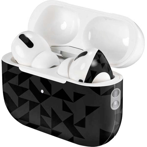 Black Geometric AirPods Pro 2nd Gen Skin