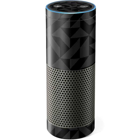 Black Geometric Amazon Echo Skin
