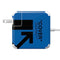 Black and Blue Arrows 85W Power Adapter (15 and 17 inch MacBook Pro Charger) Skin