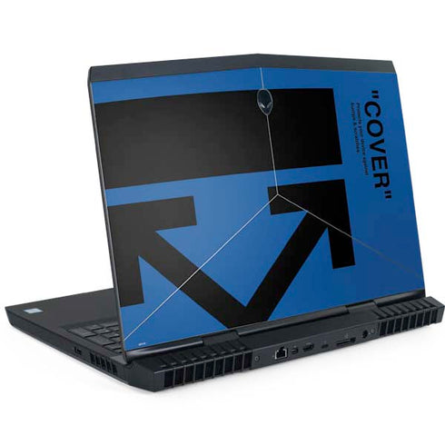 Black and Blue Arrows Dell Alienware Skin