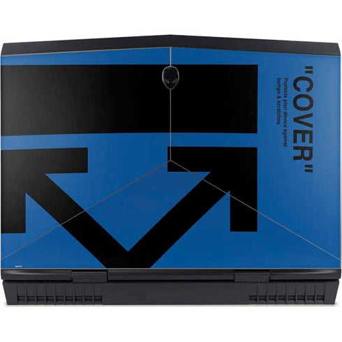 Black and Blue Arrows Dell Alienware Skin