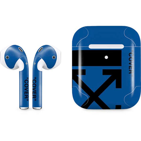 Black and Blue Arrows Apple AirPods 2 Skin