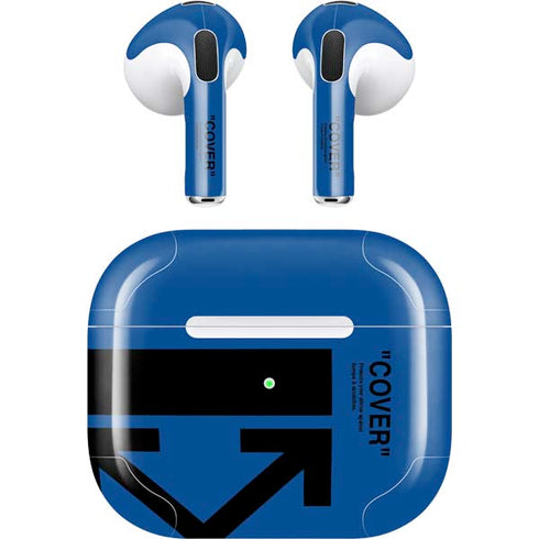 Black and Blue Arrows Apple AirPods (3rd Gen 2021) Skin