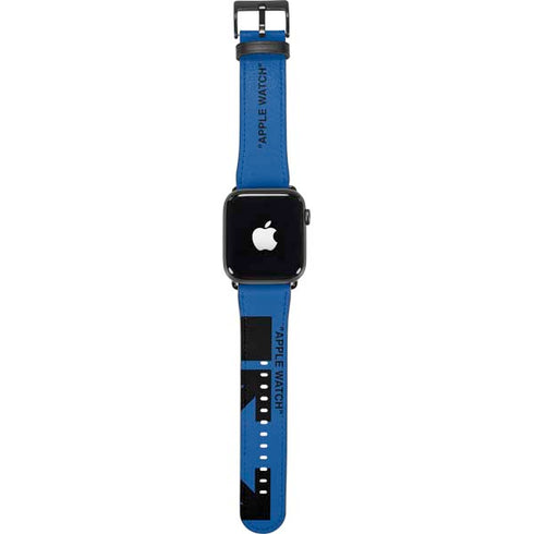 Black and Blue Arrows Apple Watch Band 42-44mm