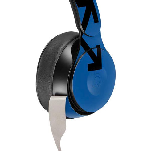 Black and Blue Arrows Beats Solo Pro Skin