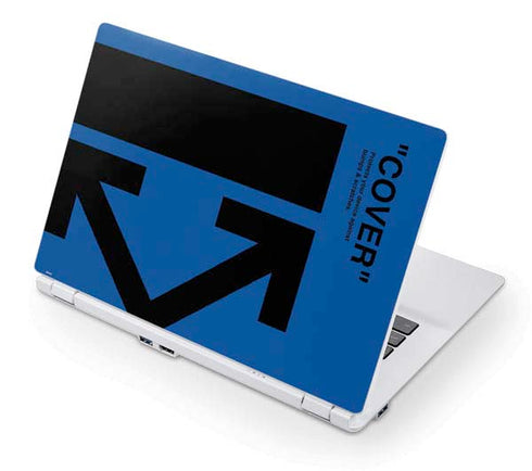 Black and Blue Arrows Acer Chromebook Skin