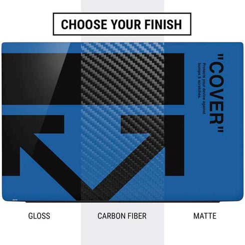 Black and Blue Arrows Dell Vostro Skin