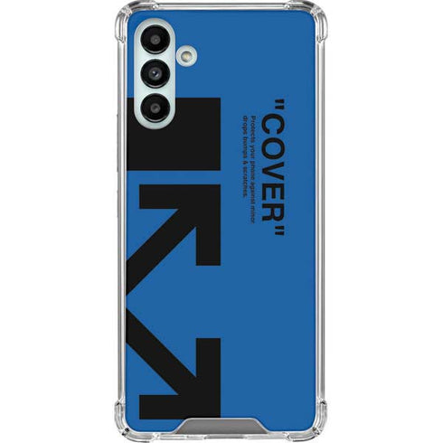 Black and Blue Arrows Galaxy A13 5G Clear Case