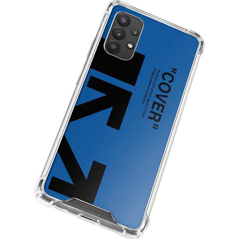 Black and Blue Arrows Galaxy A32 5G Clear Case