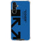 Black and Blue Arrows Galaxy A54 5G Clear Case