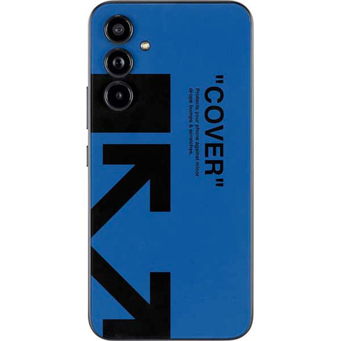 Black and Blue Arrows Galaxy A54 5G Skin