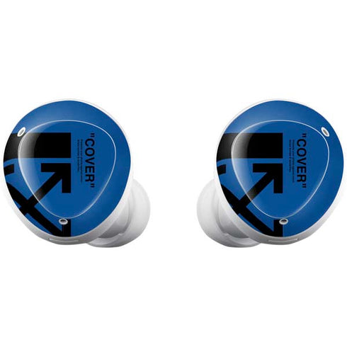 Black and Blue Arrows Galaxy Buds Plus Skin
