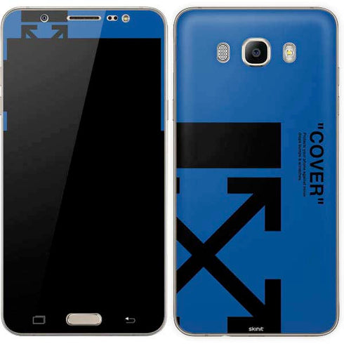 Black and Blue Arrows Galaxy J7 Skin