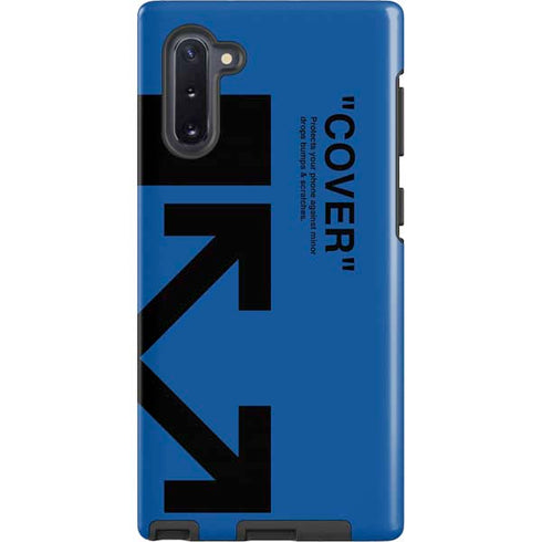 Black and Blue Arrows Galaxy Note 10 Pro Case