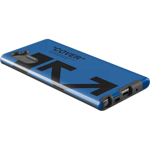 Black and Blue Arrows Galaxy Note 10 Pro Case