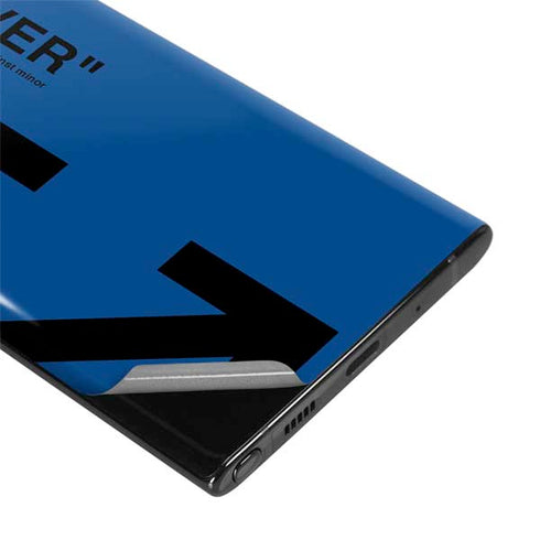 Black and Blue Arrows Galaxy Note 10 Skin