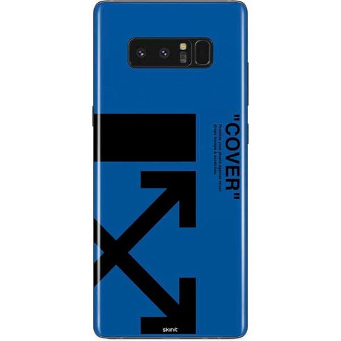 Black and Blue Arrows Galaxy Note 8 Skin