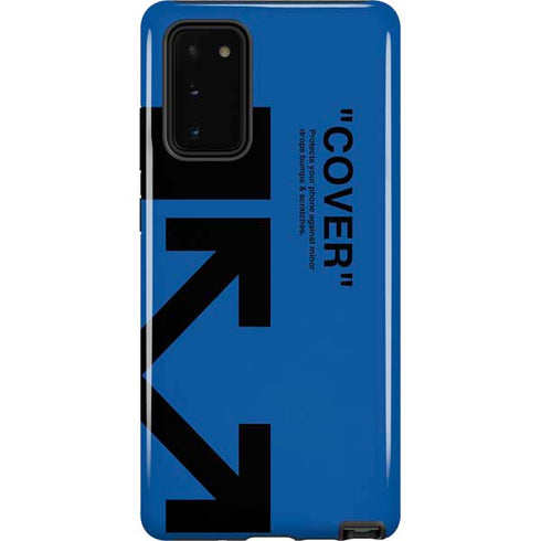 Black and Blue Arrows Galaxy Note20 5G Pro Case
