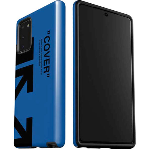 Black and Blue Arrows Galaxy Note20 5G Pro Case
