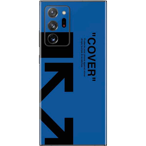 Black and Blue Arrows Galaxy Note20 Ultra 5G Skin