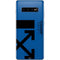 Black and Blue Arrows Galaxy S10 Plus Skin