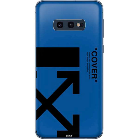 Black and Blue Arrows Galaxy S10e Skin