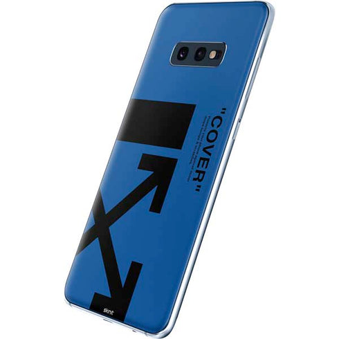 Black and Blue Arrows Galaxy S10e Skin
